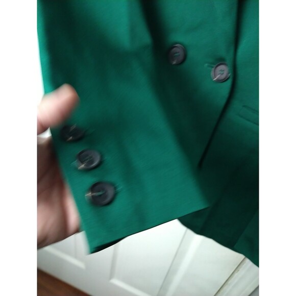 Lucy Paris Woman S Kelly Green Career Blazer Lined Long Sleeve Professional Care - Picture 6 of 10